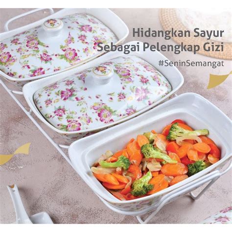 Jual BEST SELLER VICENZA CASSEROLE WITH RACK WADAH SAJI BA751 BC751