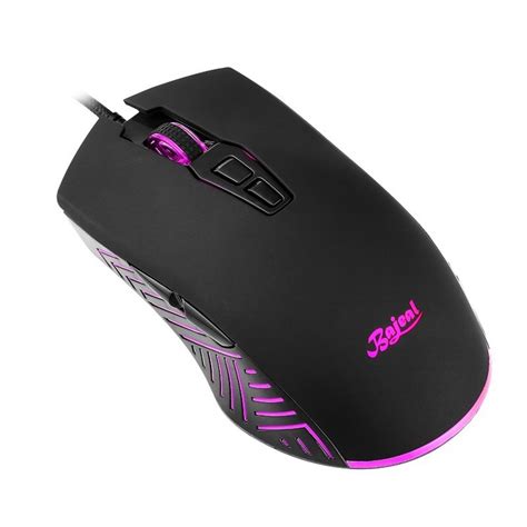 Bajeal G2 Rgb Wired Gaming Mouse Ultralight Ergonomic Computer Mice Supports 6400 Dpi 4 Color