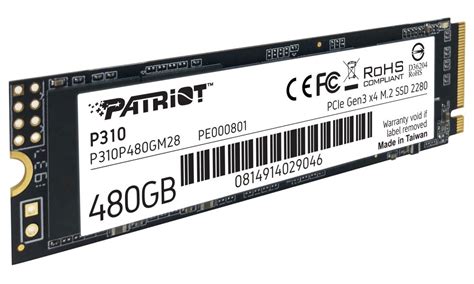 PATRIOT P310 480GB SSD P310P480GM28 TSBOHEMIA CZ