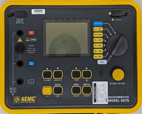 Aemc Instruments Model 5070 Rpm Test Equipment Solutions Inc