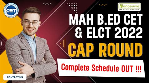 Mah B Edcet Elct Cap Round Complete Schedule Out Must