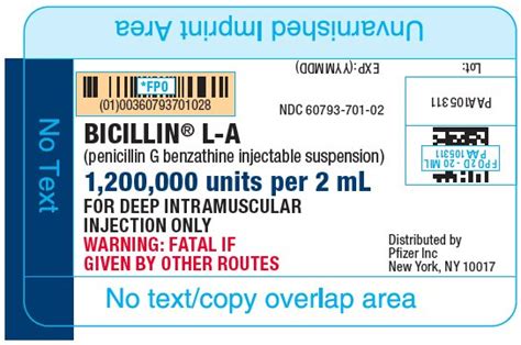 Bicillin LA: Package Insert / Prescribing Information