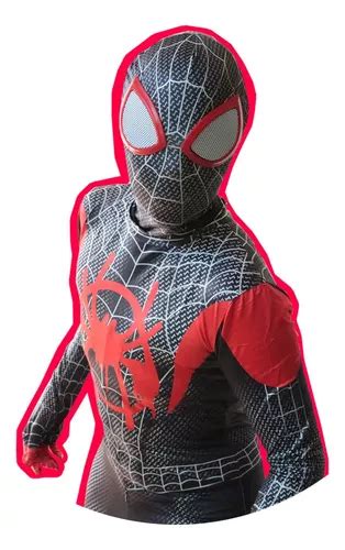 Disfraz Spider Man Miles Morales Universo Paralelo Marvel Cosplay