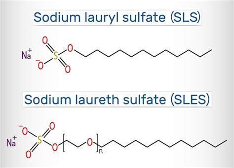 Premium Vector Sodium Dodecyl Sulfate SDS Sodium Lauryl Sulfate SLS