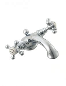 Victorian Basin Monobloc Mixer With Pop Up Waste Silverdale Bathrooms