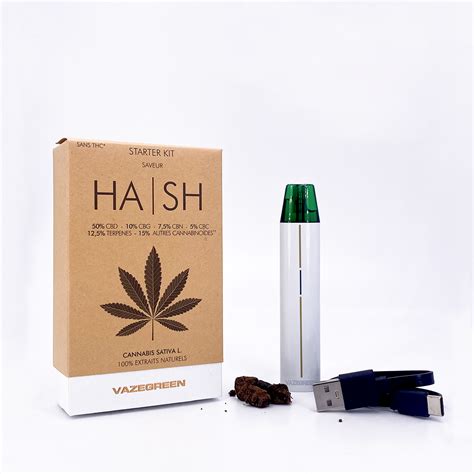 VAZEGREEN Starter Kit HASH 1 ML CANNABIS SATIVA L