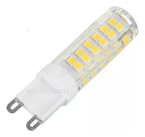 Lampada De Led Halopim G W Para Lustres Cor Branco Quente V