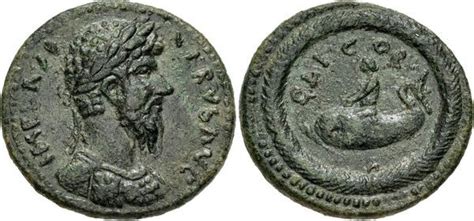 Æ27 Lucius Verus C L I COR Corinto Numista