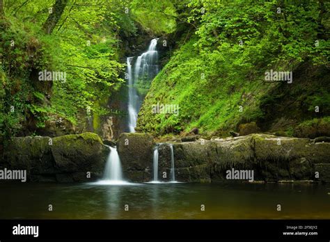 The Sgwd Einion Gam Waterfall On The River Pyrddin In The Bannau