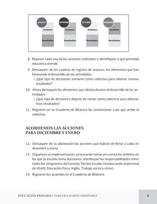 Guia Para La Tercera Sesion Ordinaria Del Consejo Tecnico Escolar