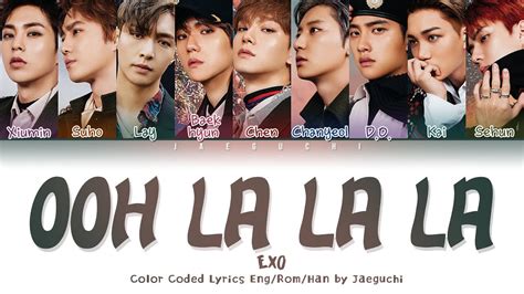 EXO 엑소 Ooh La La La 닿은 순간 Color Coded Lyrics Eng Rom Han 가사