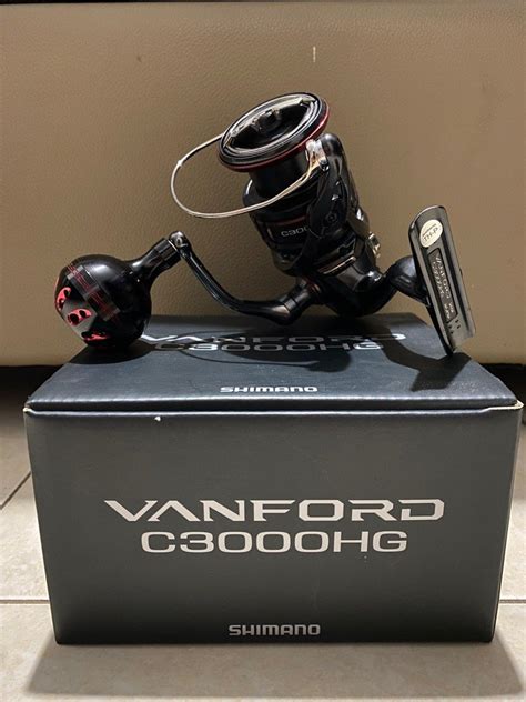 Shimano Vanford C3000HG Spinning Reel Sports Equipment Fishing On