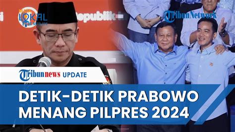 Full Kpu Resmi Umumkan Prabowo Gibran Pemenang Pilpres Dapatkan