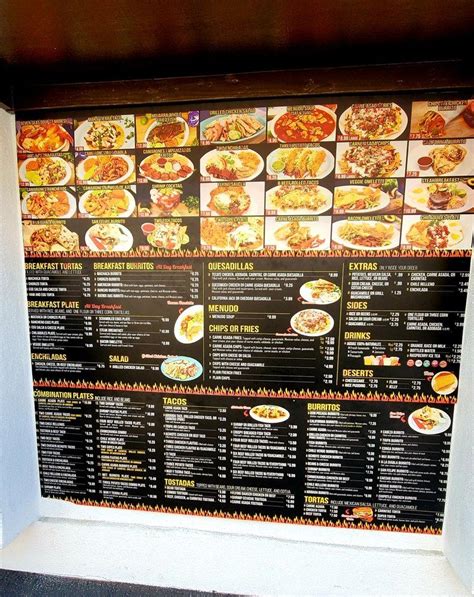 Menu At Santa Ana Fresh Mexican Food Restaurant Escondido