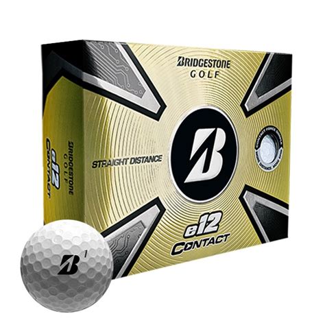 Bridgestone E12 Contact White Golf Balls 2023