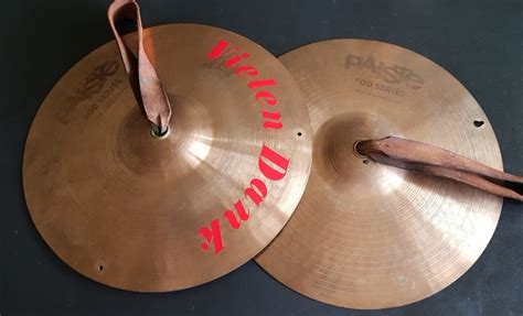 Hand Cymbals Chinellen Paiste Switzerland Right Left 12 Kaufen