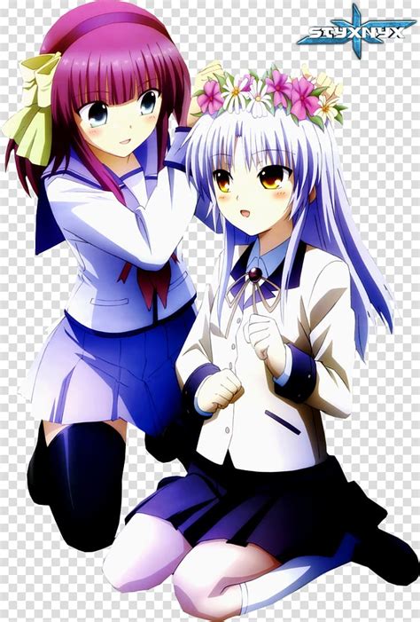 Yuri Nakamura Angel Yuzuru Otonashi Anime Angel Beats Transparent