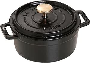 STAUB Gusseisen Bräter Cocotte Rund 12 cm 0 25 L Aromaregen Funktion