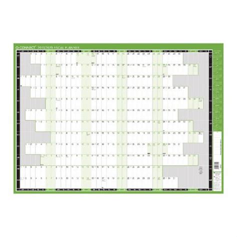 Q Connect Fiscal Planner Mounted X Mm Kffpm Planners