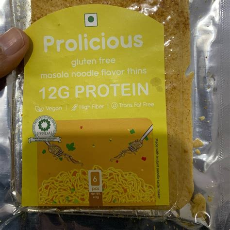 Prolicious Masala Noodle Flavor Thins Khakra Reviews Abillion