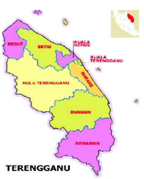 Peta Daerah Kuala Terengganu File Peta Dungun  Wikimedia Commons