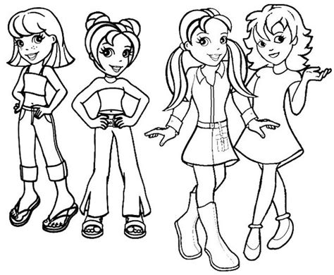 Polly Pocket And Friends Coloring Pages