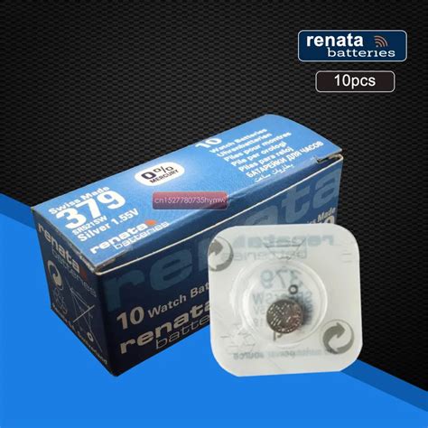 Pack Renata Silver Oxide Watch Battery Sr Sw V Renata