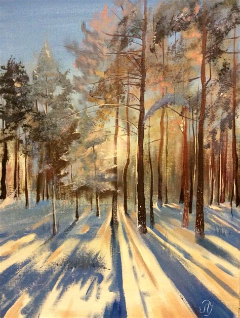 Winter sun | Winter sun, Watercolor art, Outdoor