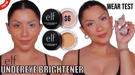 New E L F COSMETICS 6 PUTTY COLOR CORRECTING EYE BRIGHTENER Dry