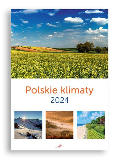 Kalendarz ścienny Polskie Klimaty 2024r Księgarnia Św Pawła