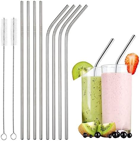 ANTIL S Reusable Stainless Steel Drinking Straw Sipper 2 Straight