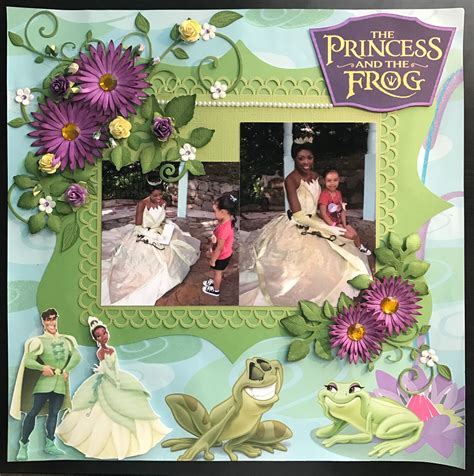 Tiana Disney Layout Inspired By A Layout I Saw On Pinterest Disney