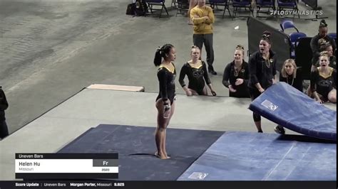 Helen Hu Missouri With An Incredible 9 95 Uneven Bars Routine Youtube