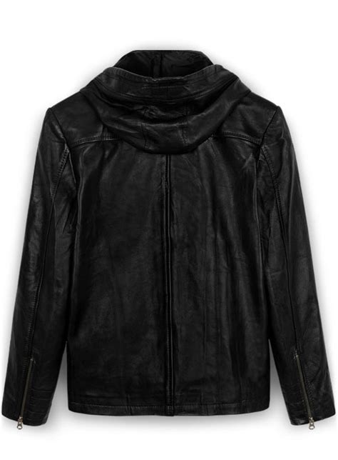 Leather Hood Jacket 109 Leathercult Genuine Custom Leather Products Jackets For Men And Women