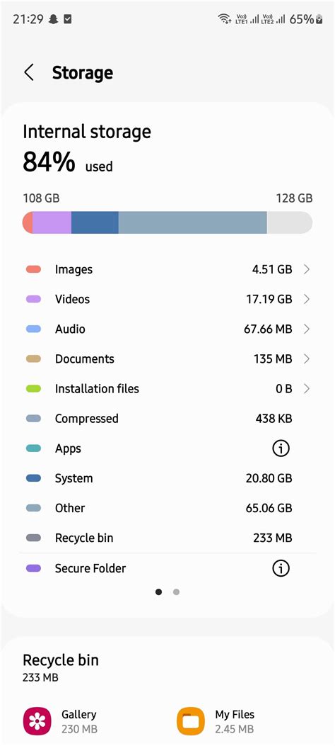 how to delete other storage on samsung