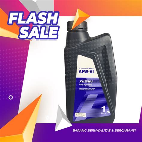 Jual ATF Aisin AFW Dextron VI Oli Matik Transmisi Matik 1 Liter Oli