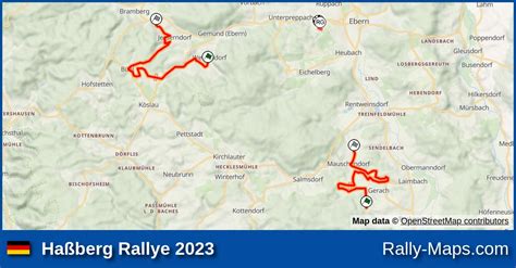 Streckenverlauf Ha Berg Rallye Rallyekarte De