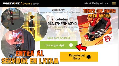 Acaba De Llegar El Nuevo Servidor Avanzado En Free Fire Latam C Mo