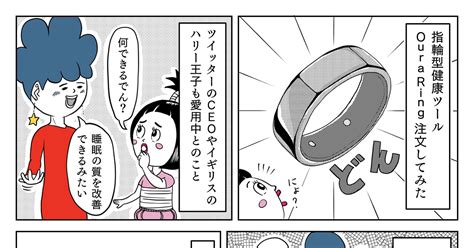 絵日記 Oura Ring 買ってみた1 あたかのマンガ 漫画 Pixiv