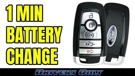 Ford Key Fob Remote Battery Change F Explorer Ranger Escape