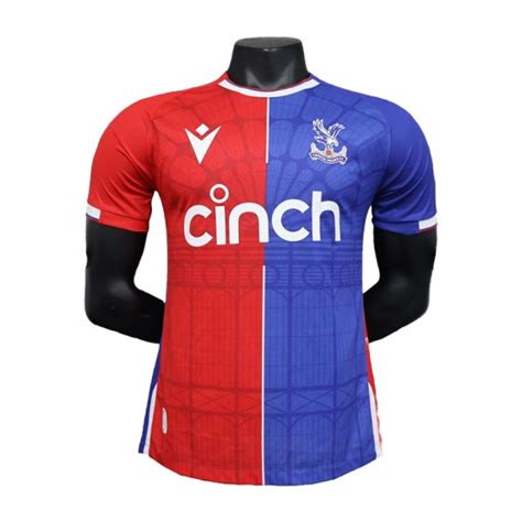 2023 2024 Crystal Palace Home Player Version Soccer Jersey Love