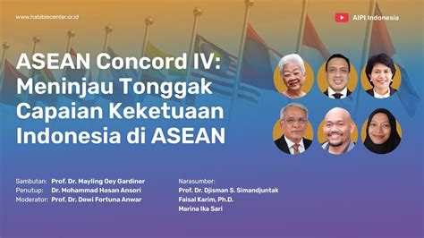 ASEAN Concord IV Meninjau Tonggak Capaian Keketuaan Indonesia Di ASEAN