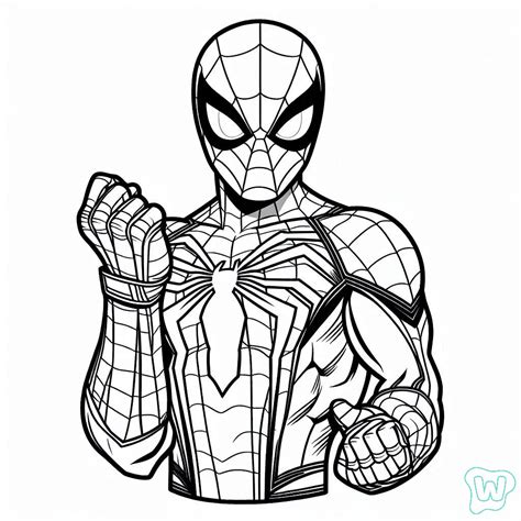 53 Spiderman ぬりえ PDF のダウンロードと印刷