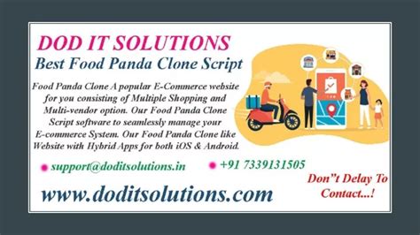 Ppt Best Food Panda Clone System Readymade Clone Script Powerpoint