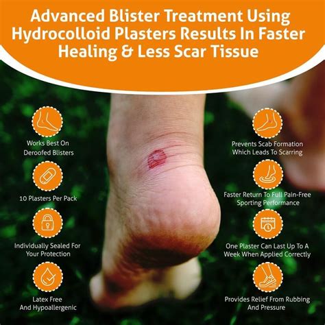 Hydrocolloid Blister Bandages 10 Pack by BlisterPod | Blister Prevention