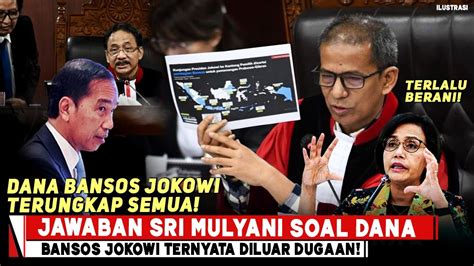 Sangat Beranihakim Mk Sampai Dibuat Terkaget Dana Bansos Jokowi