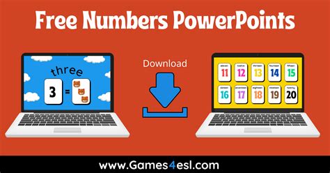 Free Numbers Powerpoints Powerpoint Lesson Powerpoint Teaching Numbers