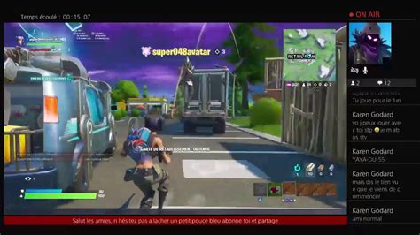 Live En Direct Fortnite Fr On Tente Le Record De Kill Chill Venez