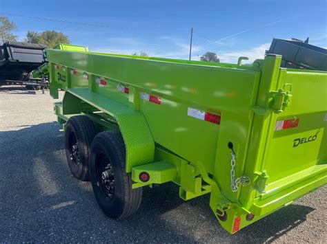 2023 Delco Trailers 14K Dump Bumper Pull Other Dump Trailer Living