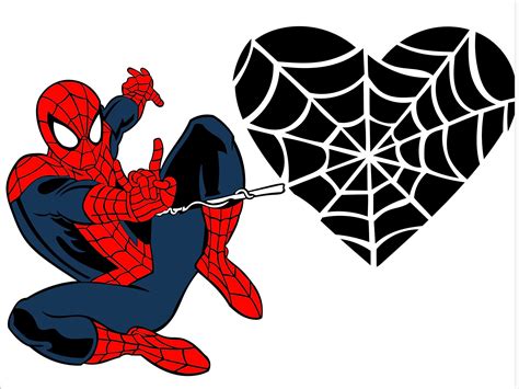 Spiderman Shooting Web Clip Art